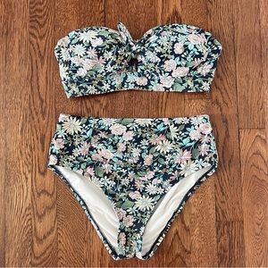 Kona Sol Sweet Meadows Floral Bikini